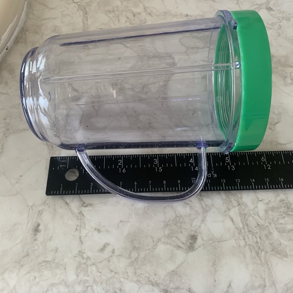 Magic Bullet Replacement Cups with Handles and Colored Lip Rings Lot of 4 - Picture 6 of 6